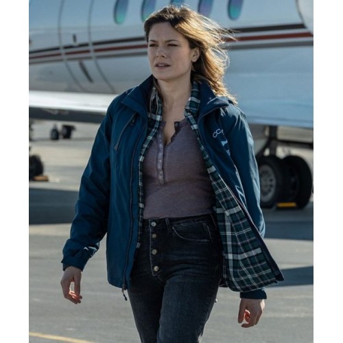 Hightown S02 Leslie Babcock Blue Jacket